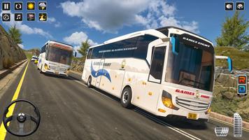 Mengemudi bus: Bus parkir 3d poster