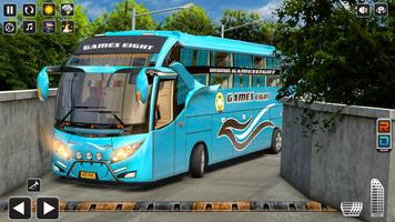Mengemudi bus: Bus parkir 3d screenshot 1