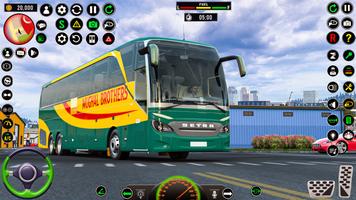 Mengemudi bus: Bus parkir 3d screenshot 2