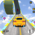 super car stunt racing game 3D أيقونة