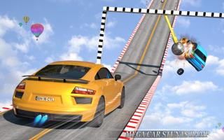 super car stunt racing game 3D الملصق
