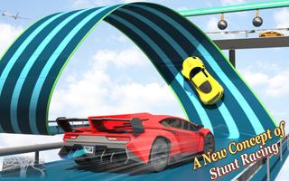 super car stunt racing game 3D syot layar 1