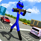 Super Stickman Hero:Gangster Crime City Battle biểu tượng