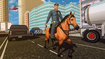 Police Horse Grand Crime City Gangster Mafia Chase پوسٹر