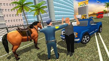 Police Horse Grand Crime City Gangster Mafia Chase syot layar 1