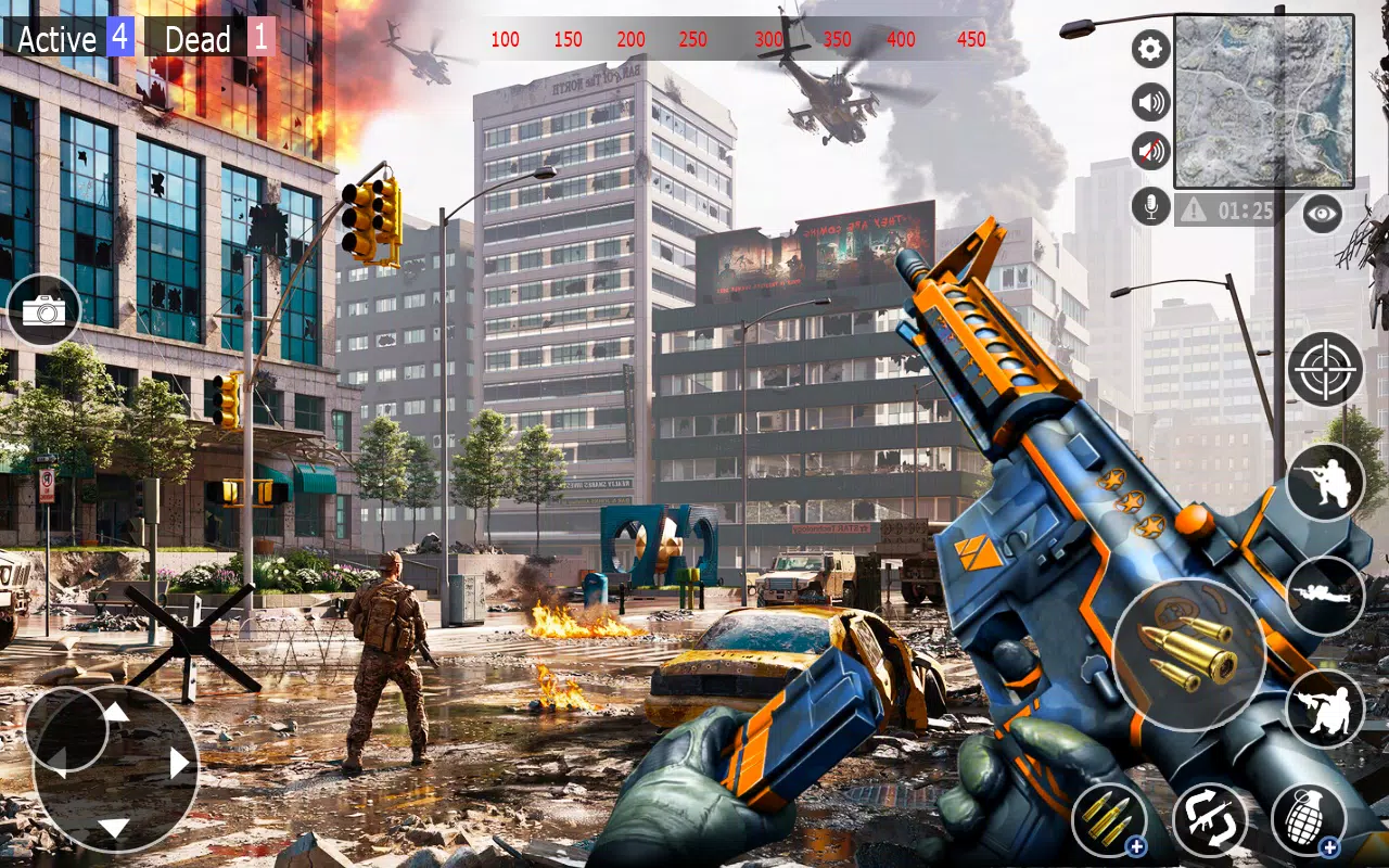 Call of battle Survival Duty Modern FPS strike Ver. 1.0 MOD APK, Invincible