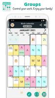 GROUPS work & family calendar الملصق