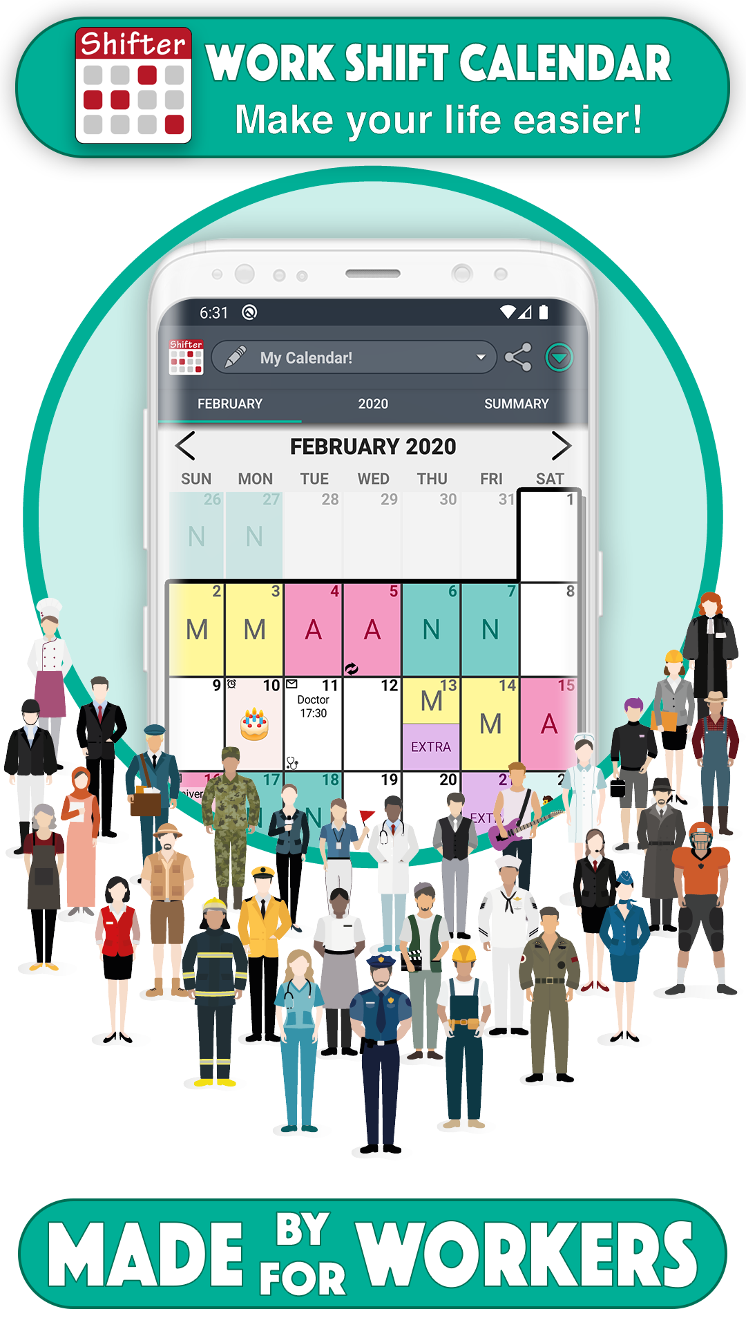 Work Shift Calendar APK 2.0.6.5 for Android Download Work Shift