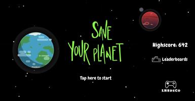 Save Your Planet Affiche