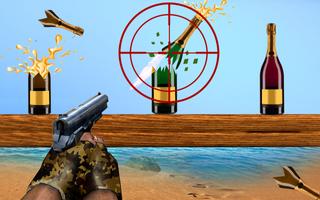 Real Bottle Shooting Game-poster