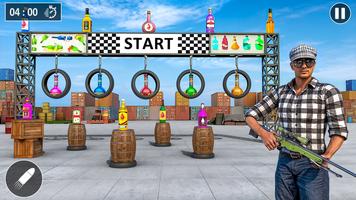 Knockdown Bottle Shooting Game الملصق