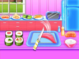 Lecker Sushi Kochen Meister Plakat
