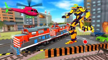 Train Robot Car Games 스크린샷 1