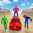 Superhero Mega Ramp Car Stunt ikon
