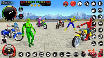 Superhero Mega Ramp Car Stunt captura de pantalla 3