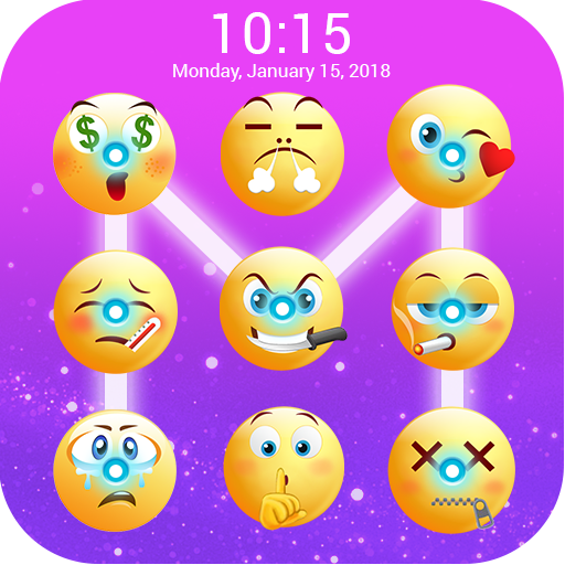 Emoji lock screen pattern