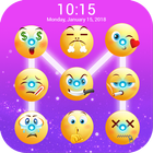 Tela de bloqueio Emoji ícone