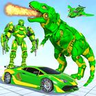 Dino Robot Car Transform Game icône