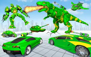 Dino Robot Car Transform Game скриншот 1