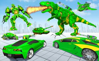 Dino Robot Car Transform Game ảnh chụp màn hình 1