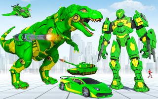 Dino Robot Car Transform Game ảnh chụp màn hình 2