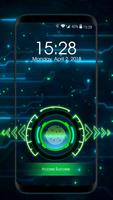 پوستر lock screen Fingerprint