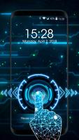 برنامه‌نما lock screen Fingerprint عکس از صفحه