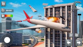 Crazy Plane Crash Fall Sim poster