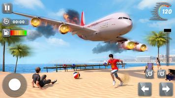 Crazy Plane Crash Fall Sim screenshot 1