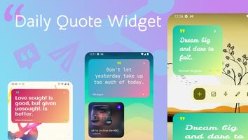 Daily Quotes Widget Affiche