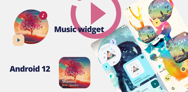 Aprenda como baixar Music Widget Android 12 apk de graça image