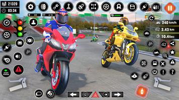 Motorradspiele - Fahrradrennen Screenshot 2