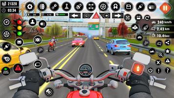 Permainan Lumba Motosikal 3D syot layar 3