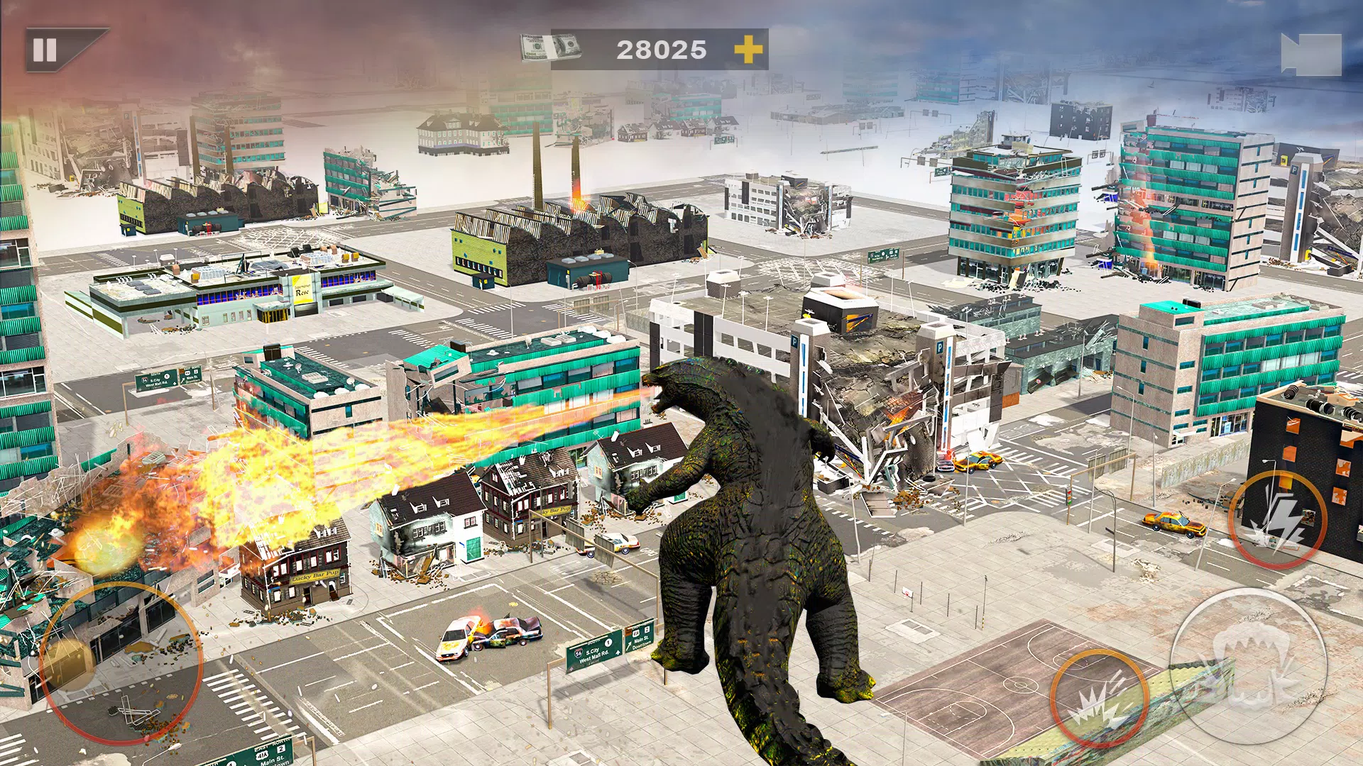 Dinossauro Jogos: Cidade Rampage::Appstore for Android