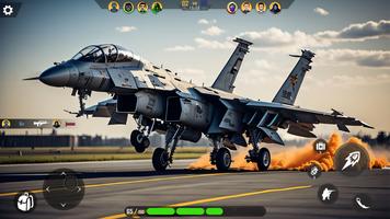 jeux de jet de guerre aérienne Affiche