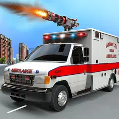 Скачать Ambulance Racing Simulator: Car Shooting APK
