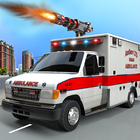 Ambulance Racing Simulator: Car Shooting ไอคอน