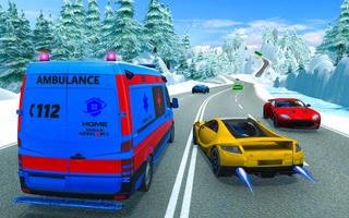 Ambulance Racing Simulator: Car Shooting screenshot 2