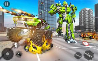 US Army Monster Truck Robot Transforming War imagem de tela 1