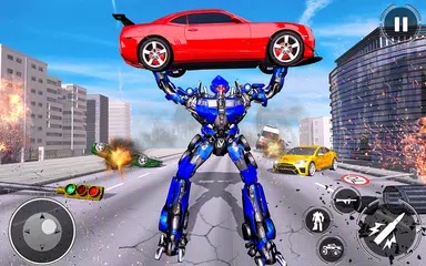 US Army Monster Truck Robot Transforming War APK download