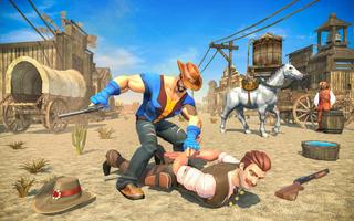 West Cow Boy Gunfighter Shoooting Strike الملصق