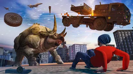 Dinosaur City Rampage: Animal Attack Simulator APK download