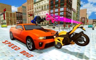 Tornado Bolt Light Speed Hero: Vegas Robot Crime Screenshot 2