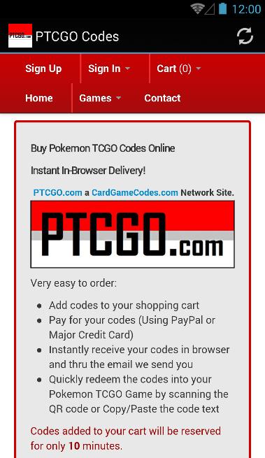 PTCGO Pokemon TCG Online CODES APK do pobrania na Androida