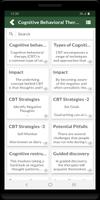 Cognitive Behavioral Therapy ảnh chụp màn hình 1