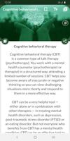 Cognitive Behavioral Therapy ảnh chụp màn hình 2