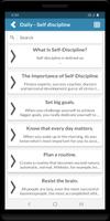 Daily - Self discipline ảnh chụp màn hình 1