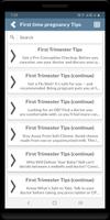 Initial Pregnancy Tips screenshot 1