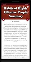 Habits of highly effective people ảnh chụp màn hình 2