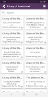 Litany of loreto text Screenshot 2